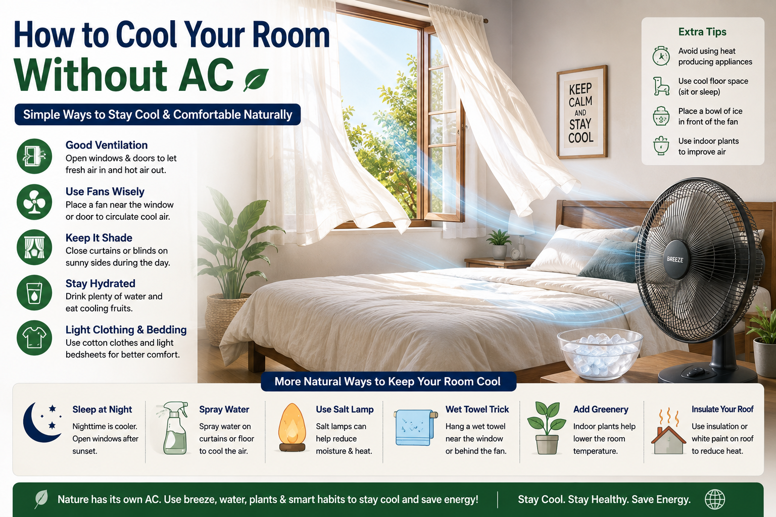 How to Cool a Room Without AC