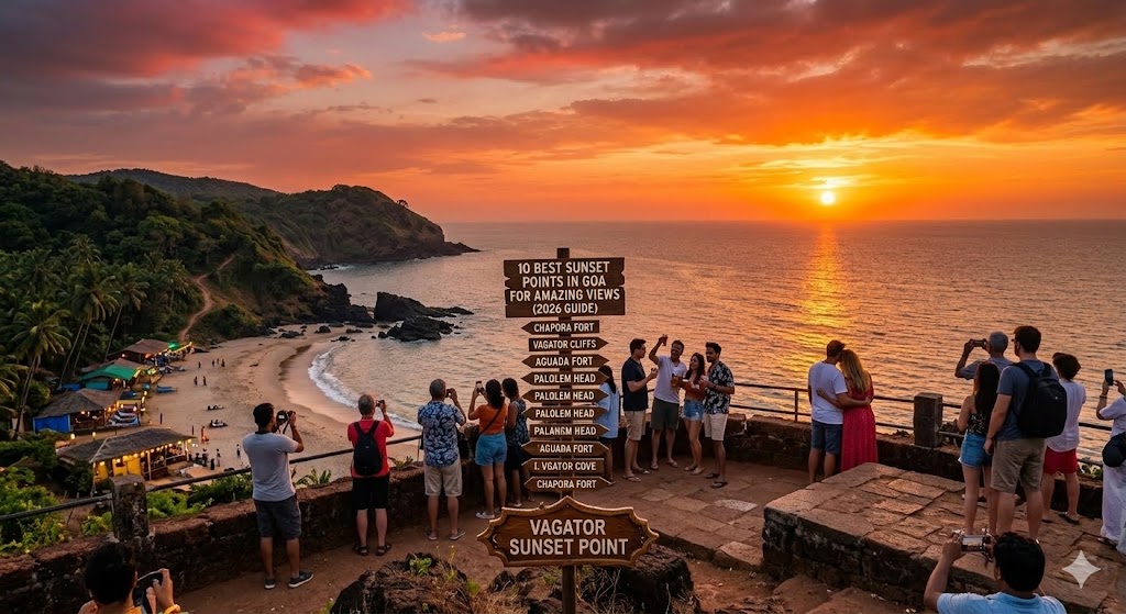 best sunset points in goa beach sunset view